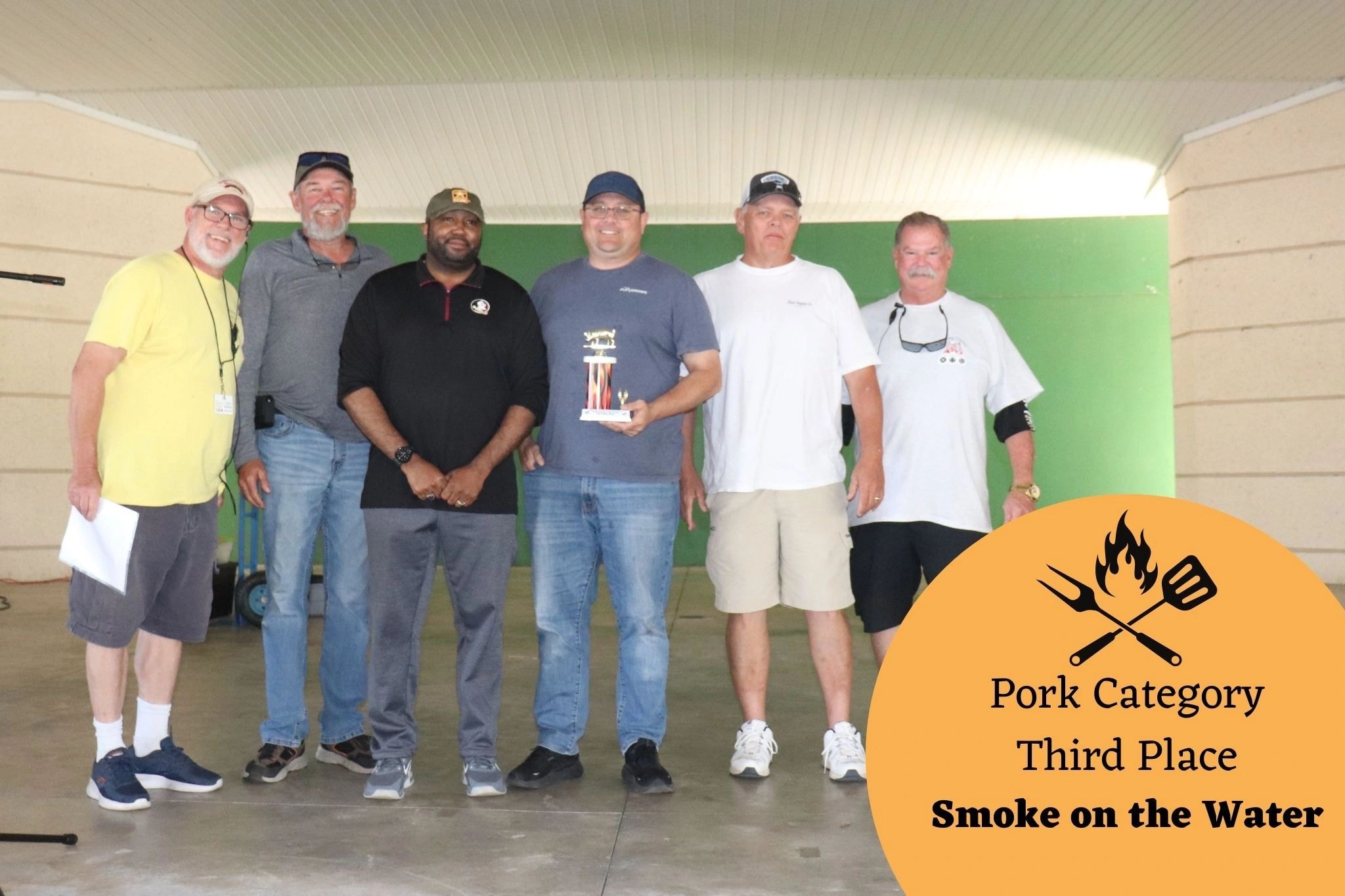 BBQ contest team celebration